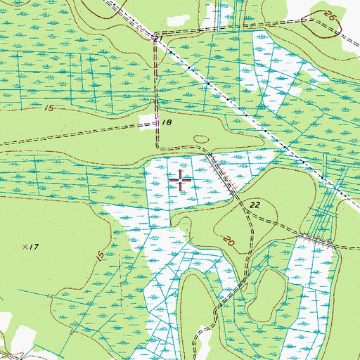 Topographic Map of Richfield Lake, SC