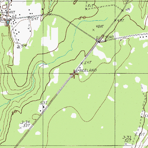 Topographic Map of Tallahassee School (historical), SC
