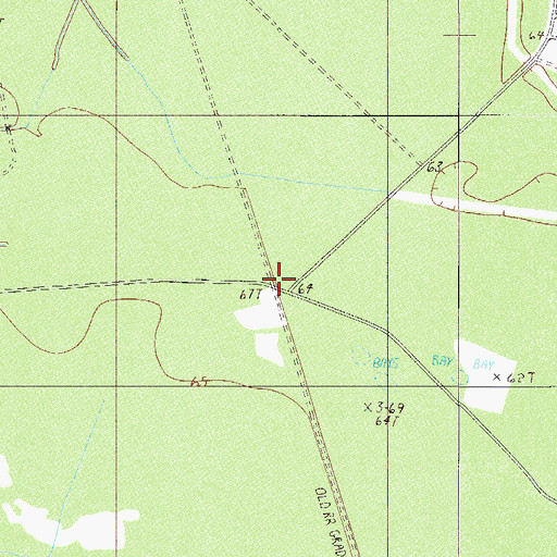 Topographic Map of Tarboro Station (historical), SC