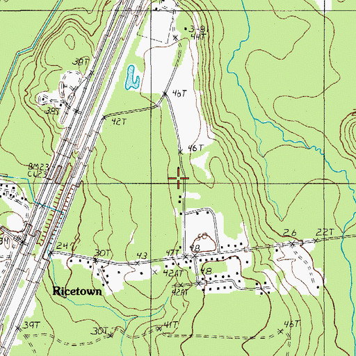 Topographic Map of Walker School (historical), SC