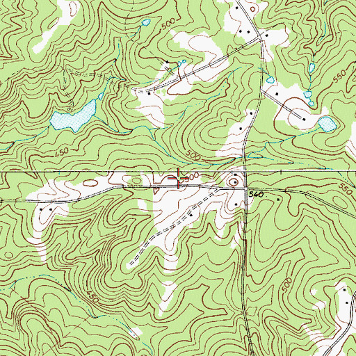 Topographic Map of Allowance Hall School (historical), SC
