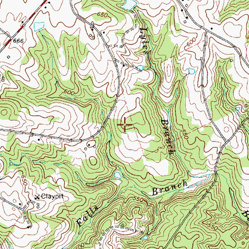 Topographic Map of Baskins Cemetery, SC