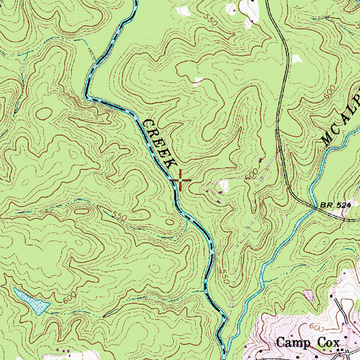 Topographic Map of Harrisburgh Mill (historical), SC