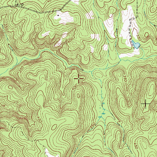 Topographic Map of Hudson Cemetery, SC