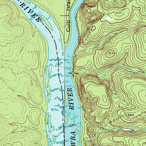 Topographic Map of Izards Mill (historical), SC