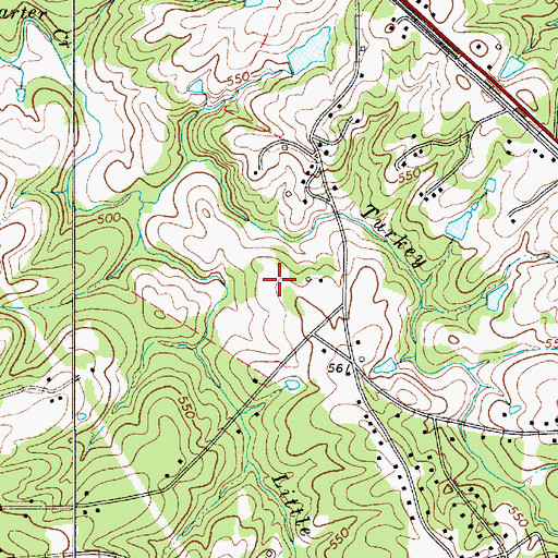 Topographic Map of Kennon Heights, SC