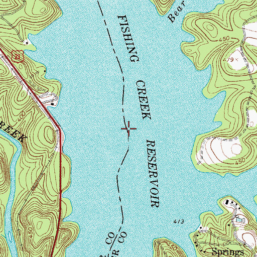 Topographic Map of Lackys Island (historical), SC