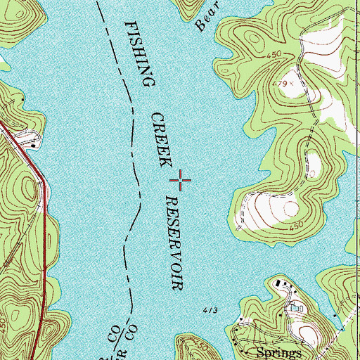 Topographic Map of Masseys Mill (historical), SC