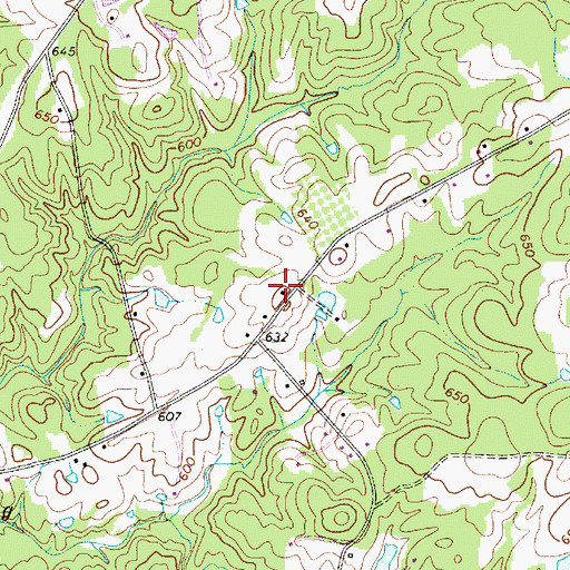 Topographic Map of New Bethel School (historical), SC