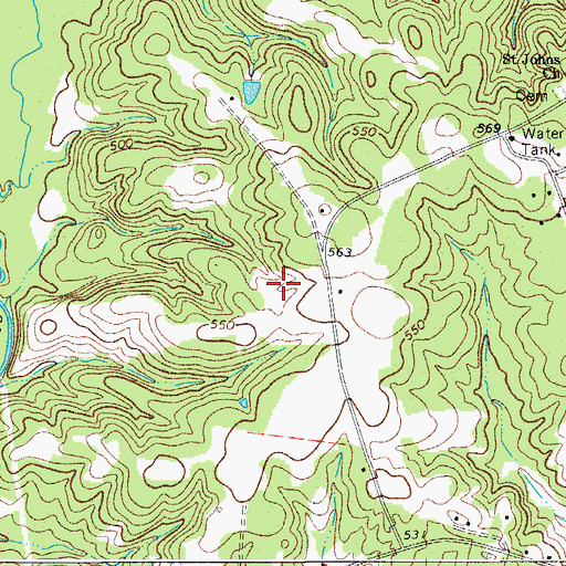 Topographic Map of Quail Haven, SC
