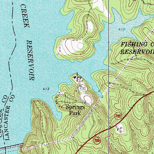 Topographic Map of Riverside Club House, SC