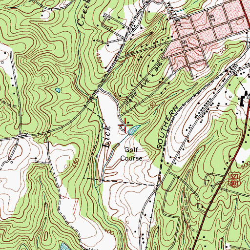 Topographic Map of Stevens Acres, SC