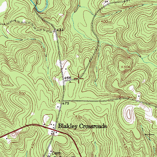 Topographic Map of Tank School (historical), SC