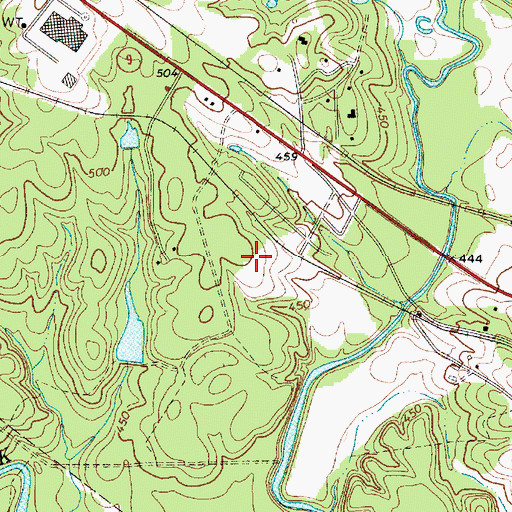 Topographic Map of West Manor, SC