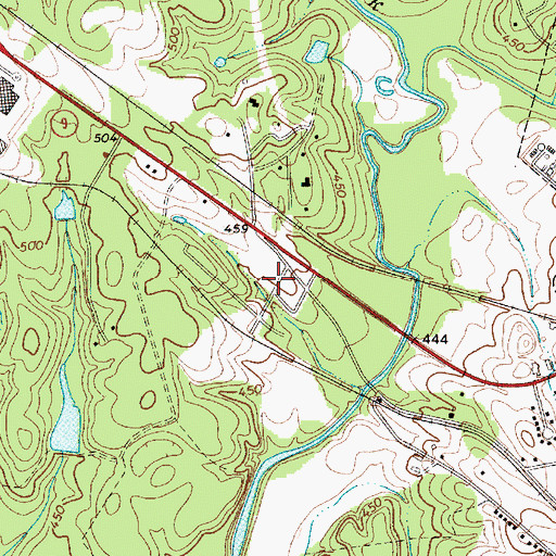 Topographic Map of Westwood, SC