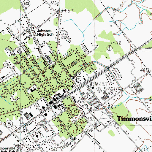 Topographic Map of Bethlehem Baptist Church, SC