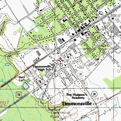 Topographic Map of Church of God (historical), SC