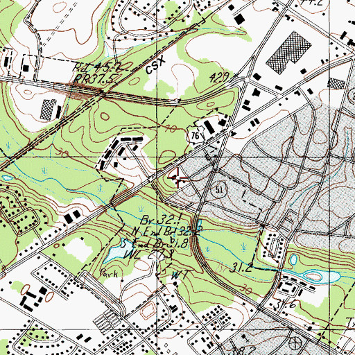 Topographic Map of Crippled Childrens Home, SC