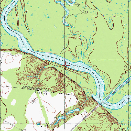 Topographic Map of Davis Landing, SC
