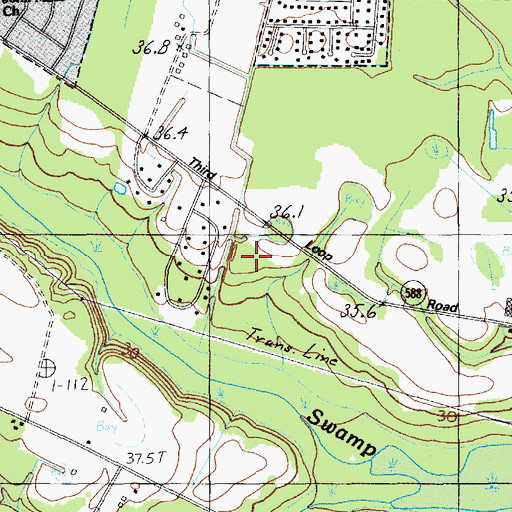 Topographic Map of Deerfield, SC