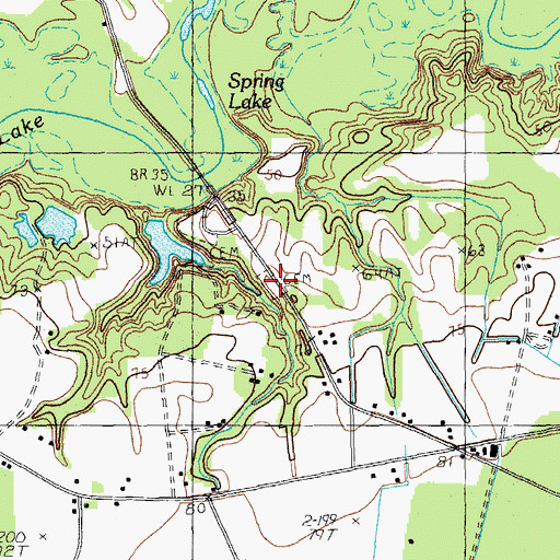 Topographic Map of Eaddy - Ford Cemetery, SC