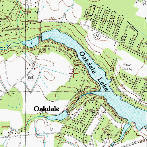 Topographic Map of Farmwood, SC