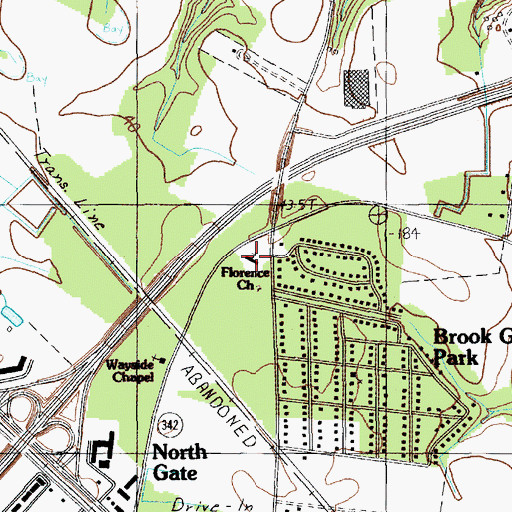 Topographic Map of New Life Christian Fellowship, SC