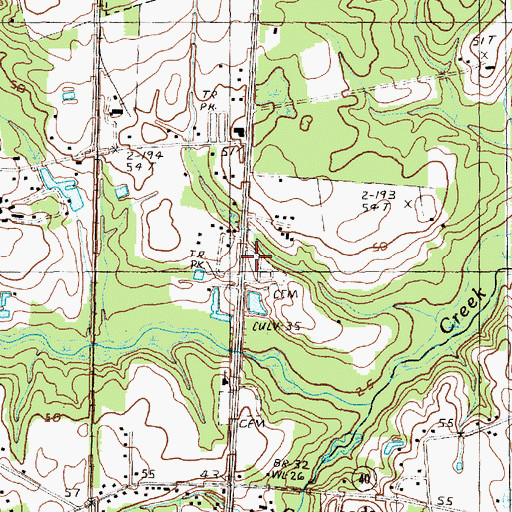 Topographic Map of Garden of Devotion Cemetery, SC
