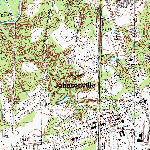 Topographic Map of Grier Cemetery, SC