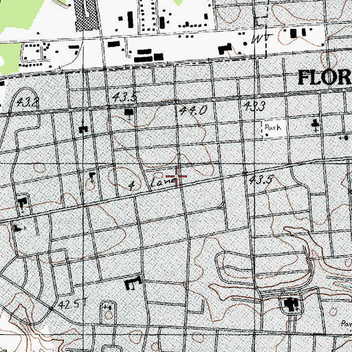 Topographic Map of Harllee Natural History Museum, SC