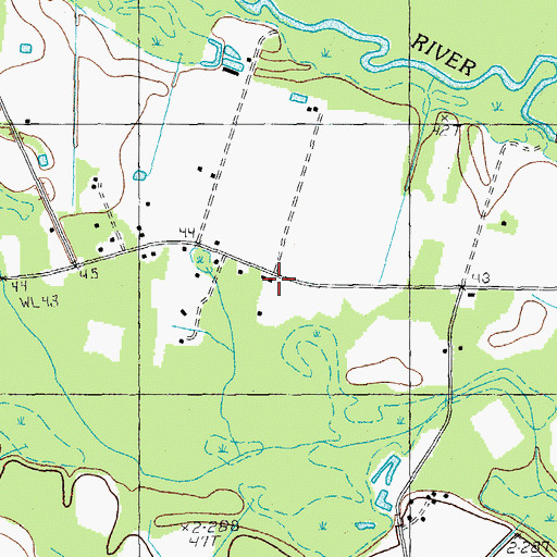 Topographic Map of House of Prayer (historical), SC