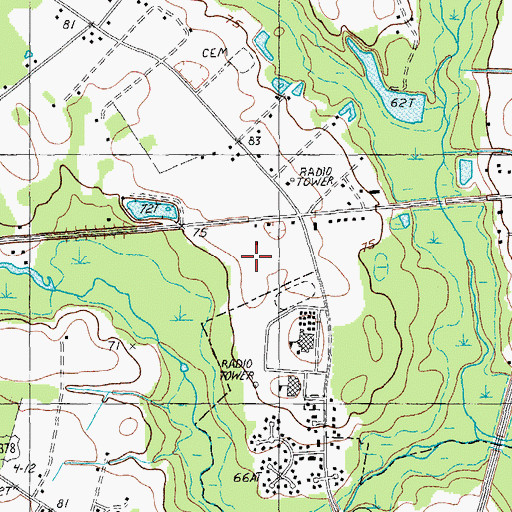 Topographic Map of Lake City Elementary School, SC