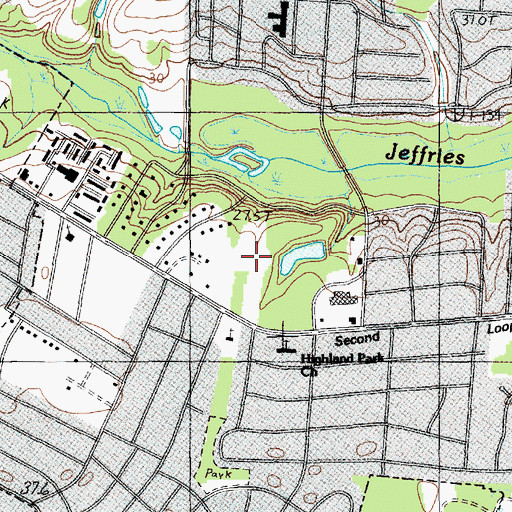 Topographic Map of Lazar Place, SC