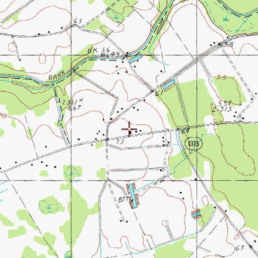 Topographic Map of Liberty School (historical), SC