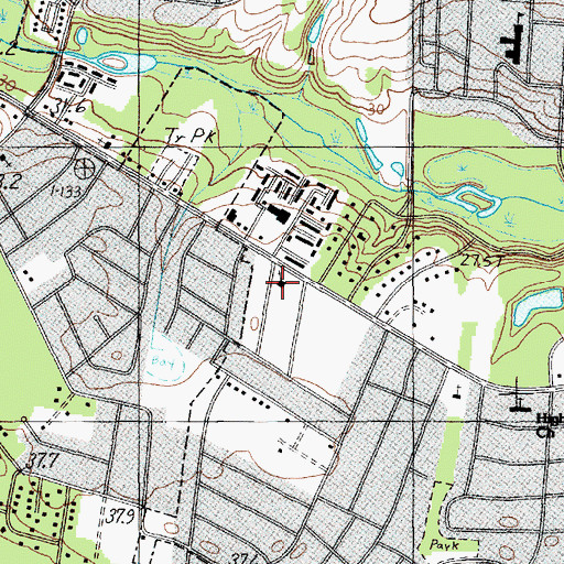 Topographic Map of Lutheran Church of the Incarnate Word, SC