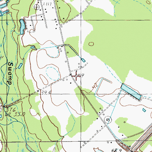 Topographic Map of Morris School (historical), SC