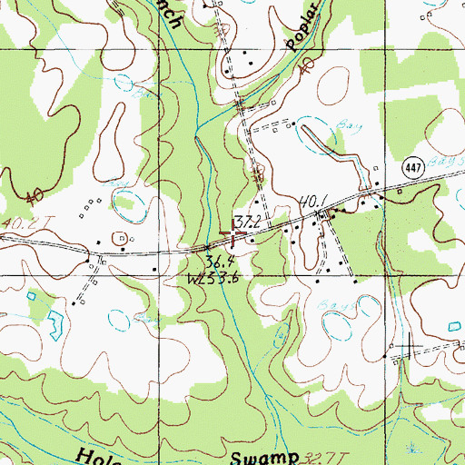 Topographic Map of New Home School (historical), SC