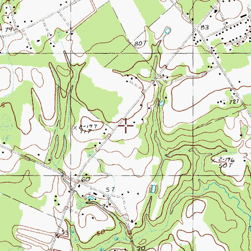 Topographic Map of Owens Cemetery, SC