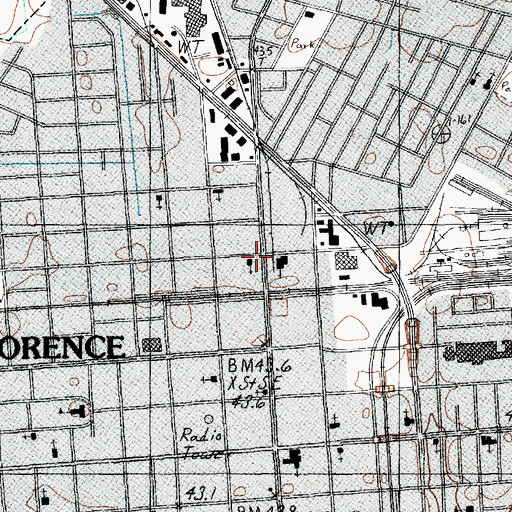 Topographic Map of Pentecostal Holiness Church, SC