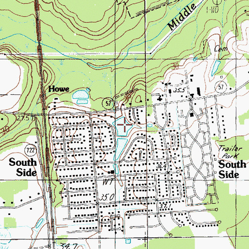 Topographic Map of Tara Lake, SC