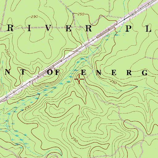 Topographic Map of Steel Creek Church (historical), SC