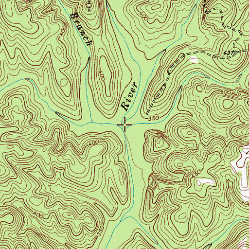 Topographic Map of Mobley Creek, SC