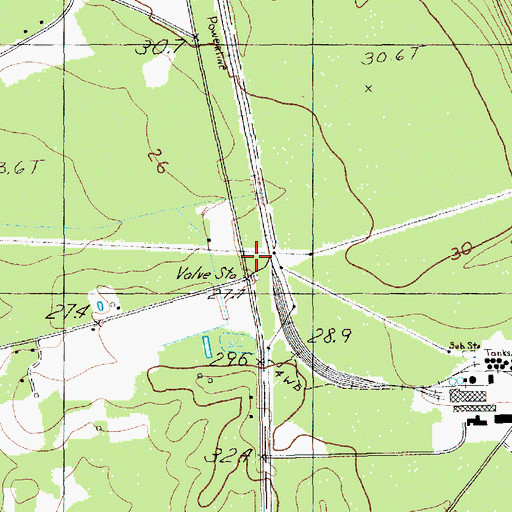 Topographic Map of Calvary Church (historical), SC