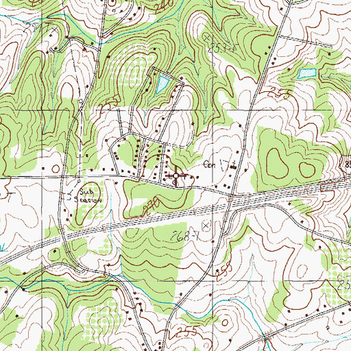 Topographic Map of Duncan Lookout Tower, SC