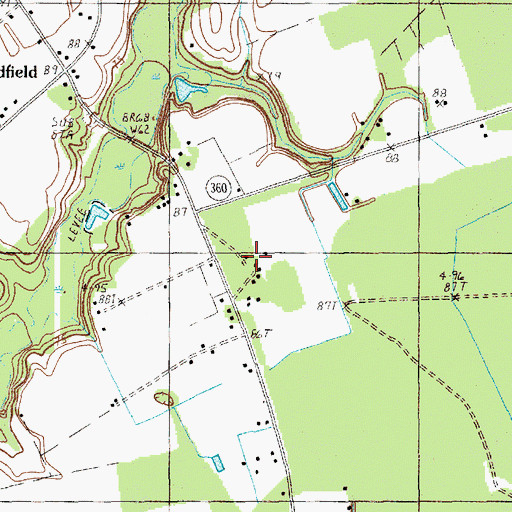 Topographic Map of Pee Dee Gun Club, SC