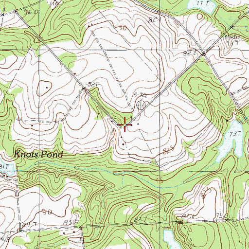 Topographic Map of Boiling Spring (historical), SC