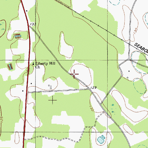 Topographic Map of Bull School (historical), SC