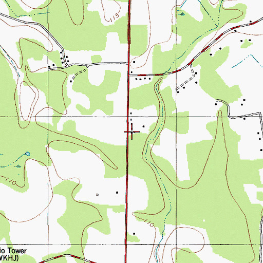 Topographic Map of Church of God, SC