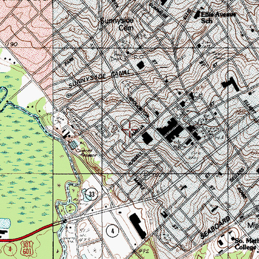 Topographic Map of Church of God (historical), SC