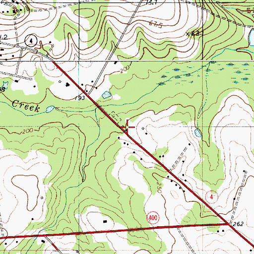 Topographic Map of Clover School (historical), SC